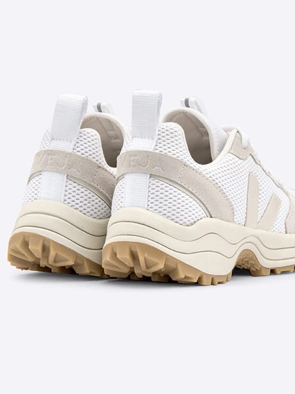 Veja White and Gum-Trim Chunky Sneakers - Picture 2 of 9